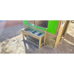 Casita infantil de madera MASGAMES LOLLIPOP XXL HORECA con cocinita