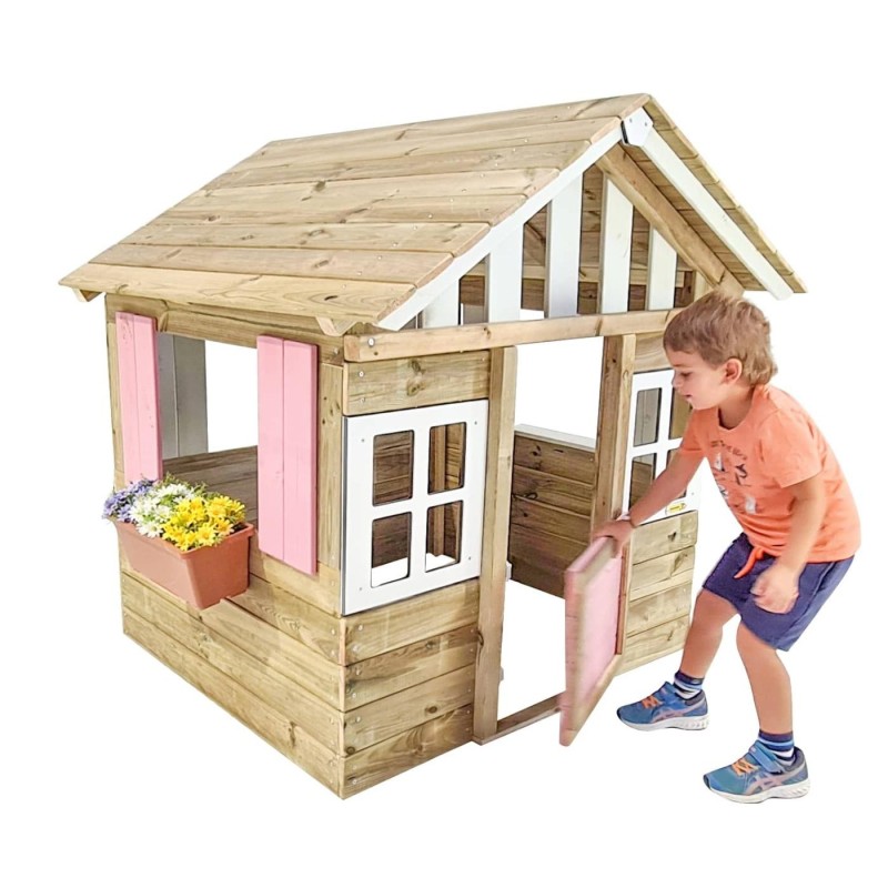 Casita infantil de madera MASGAMES LOLLIPOP ROSA