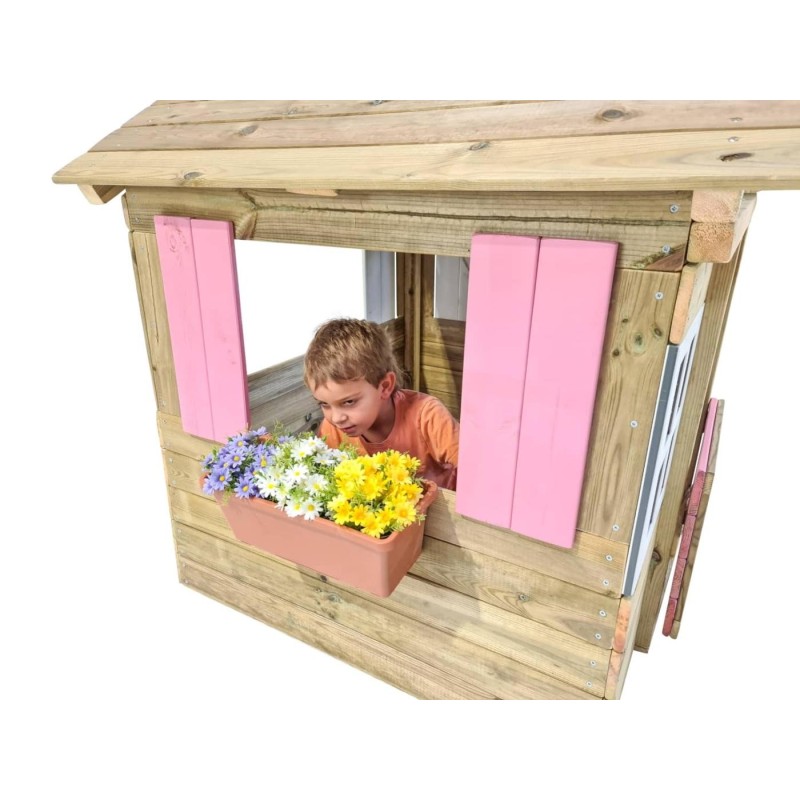 Casita infantil de madera MASGAMES LOLLIPOP ROSA
