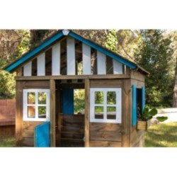 Caseta infantil de fusta MASGAMES LOLLIPOP XL BLAVA