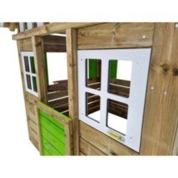 Casita infantil de madera MASGAMES LOLLIPOP XL VERDE