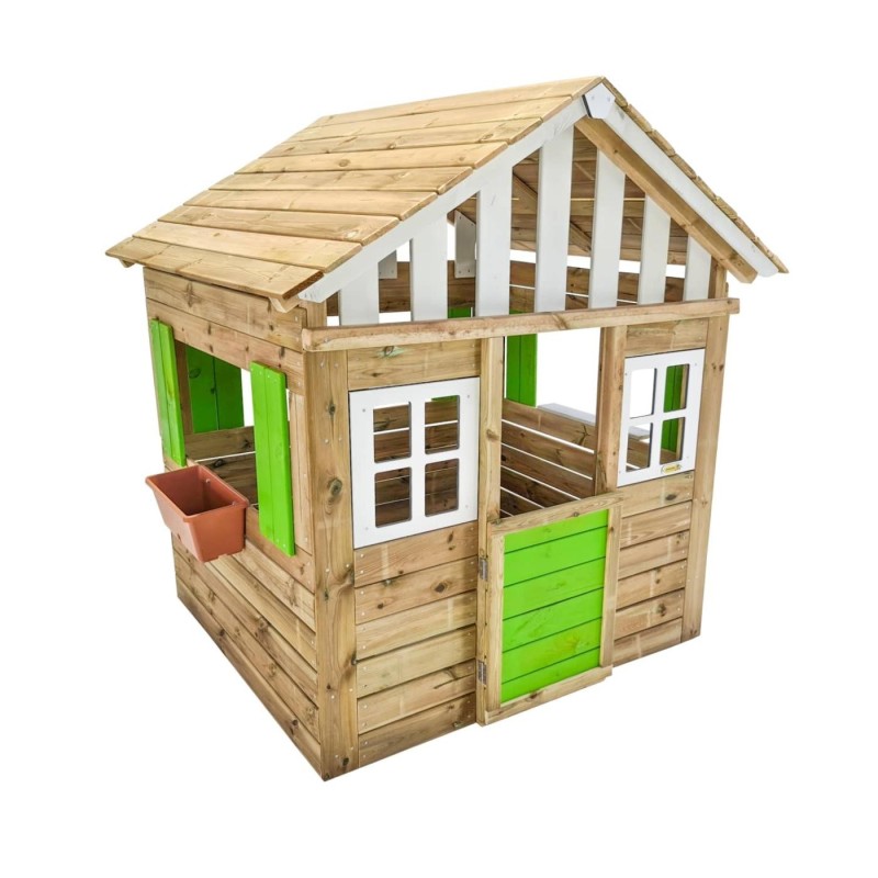 Casita infantil de madera MASGAMES LOLLIPOP XL VERDE