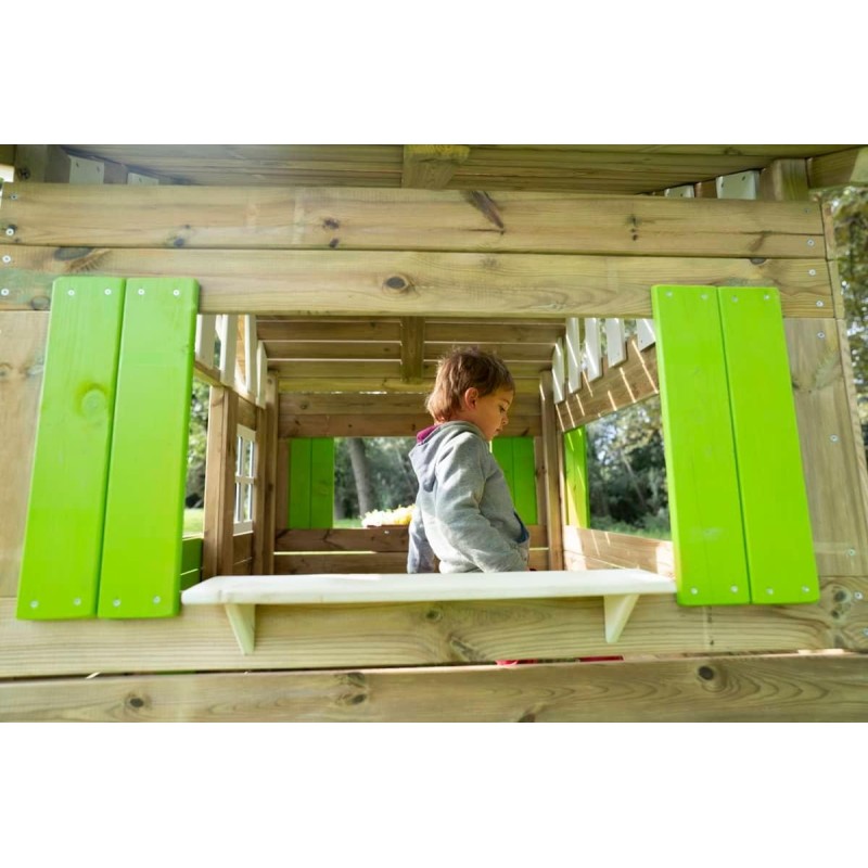 Casita infantil de madera MASGAMES LOLLIPOP XL VERDE