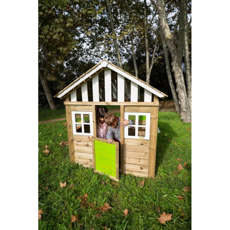 Casita infantil de madera MASGAMES LOLLIPOP XL VERDE