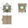 Casita infantil de madera MASGAMES LOLLIPOP NATURAL