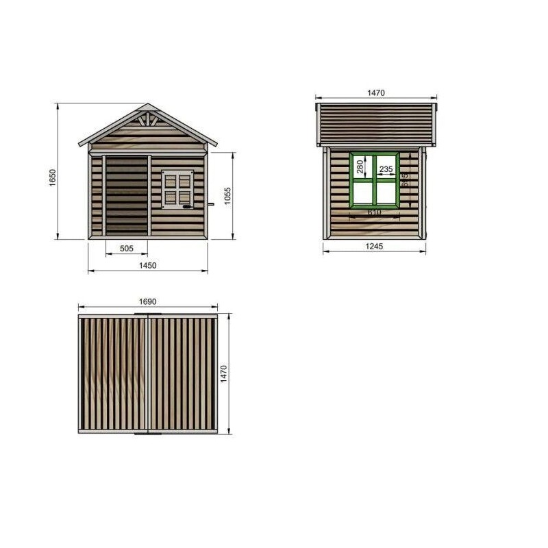 Casinha infantil MASGAMES FLAM HORECA