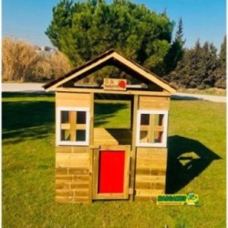 Casinha infantil de madeira MASGAMES MORANGO XL
