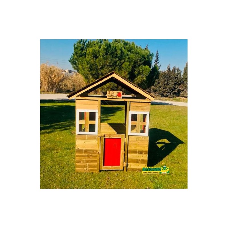 Casinha infantil de madeira MASGAMES MORANGO XL