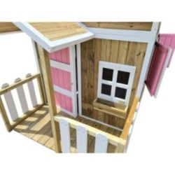 MASGAMES OLDEN casa de brincar madeira com painéis