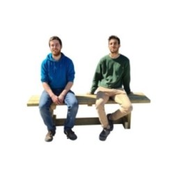 Banco de madera para exterior MASGAMES CALELLA