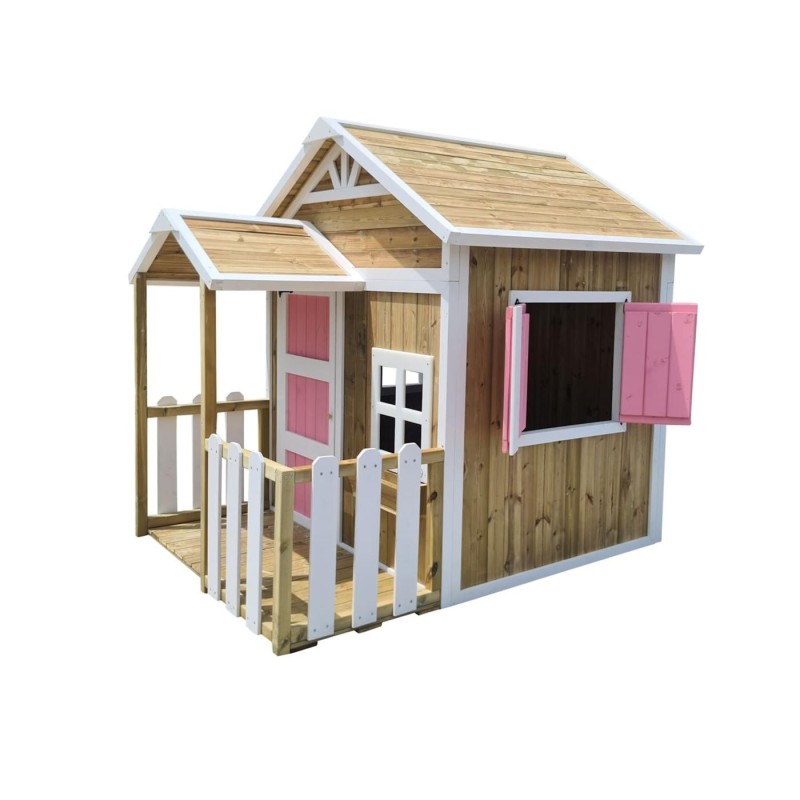 MASGAMES OLDEN casa de brincar madeira com painéis