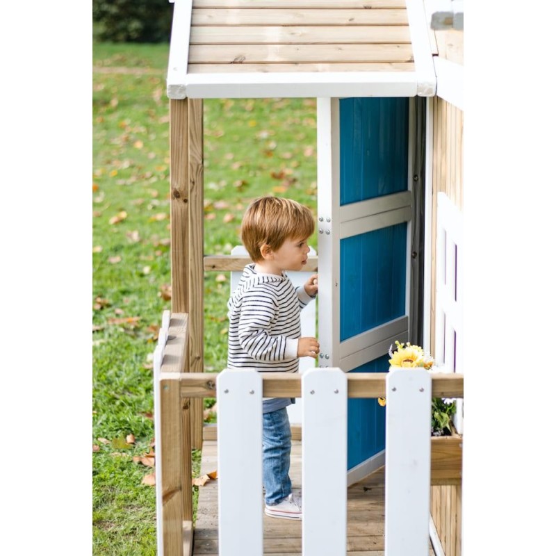 MASGAMES OLDEN casa de brincar madeira com painéis