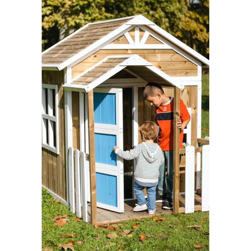 MASGAMES OLDEN casa de brincar madeira com painéis