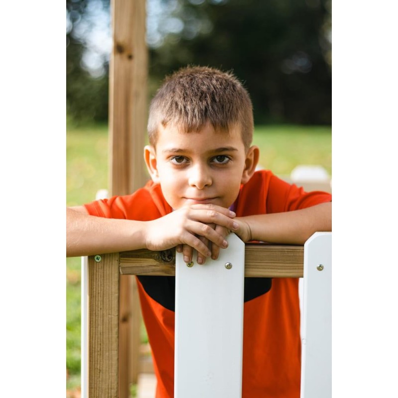 MASGAMES OLDEN casa de brincar madeira com painéis