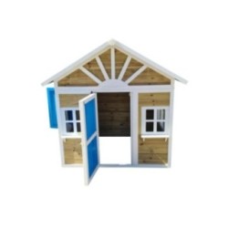 Casita infantil MASGAMES VISBY madera panelada