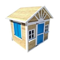 Casita infantil MASGAMES VISBY madera panelada