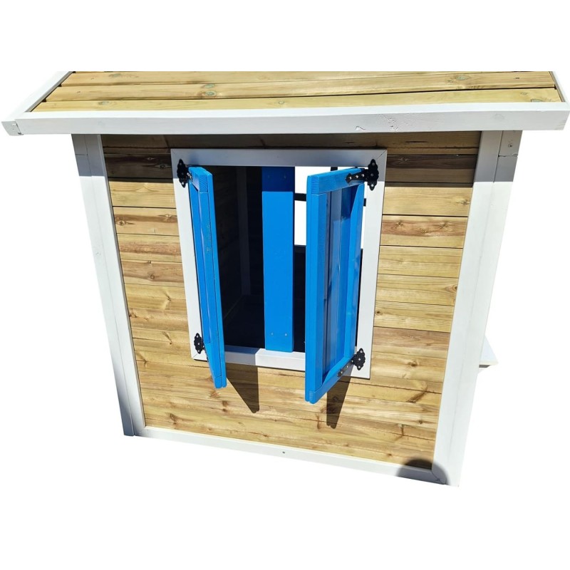 Casita infantil MASGAMES VISBY madera panelada