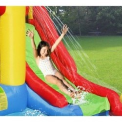 Castillo hinchable acuático Salta & Splash con cañón de agua