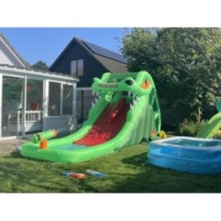 Castillo hinchable Tobogán Acuático Croco