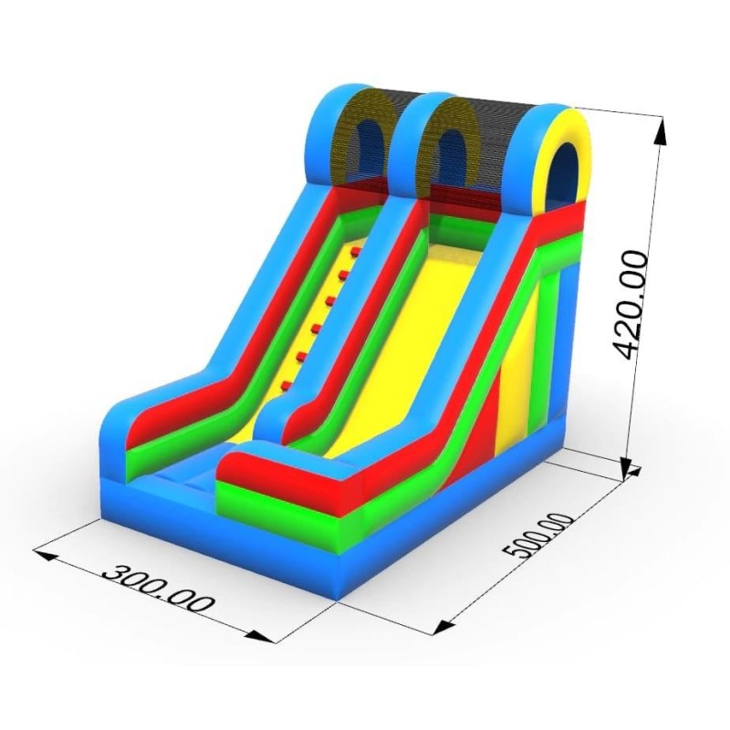 Hinchable Tobogan Doble Alto Profesional