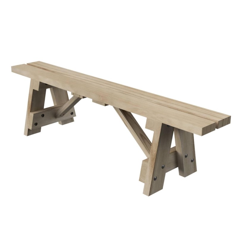 Banco de madera para el exterior MASGAMES ZURICH