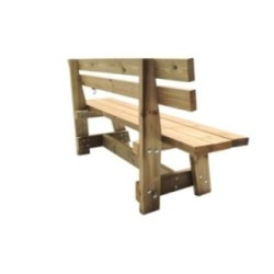 Banco con respaldo MASGAMES VIC