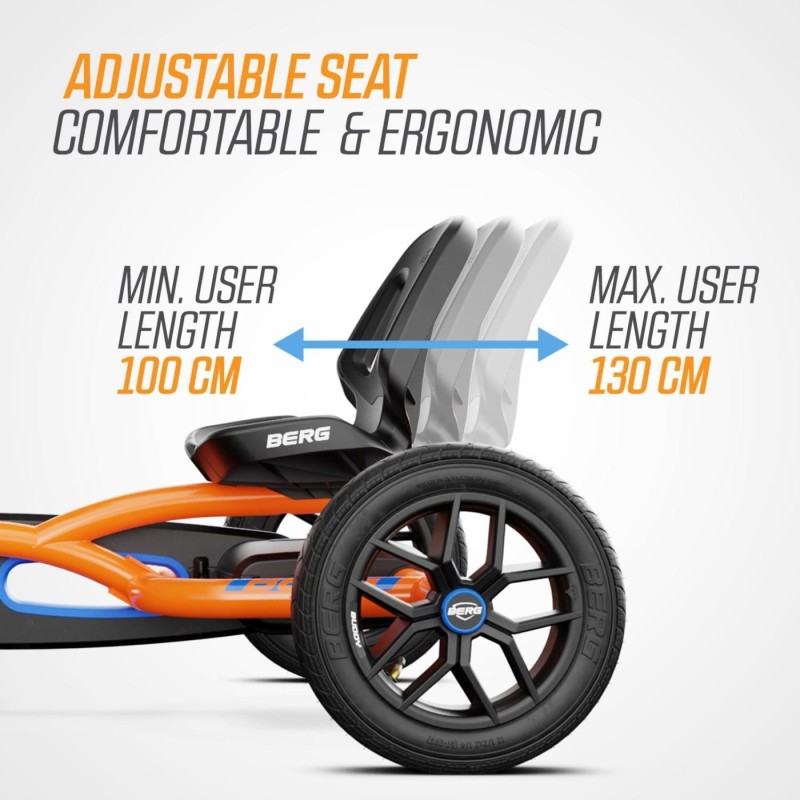 Coche de pedales BERG Buddy B-ORANGE