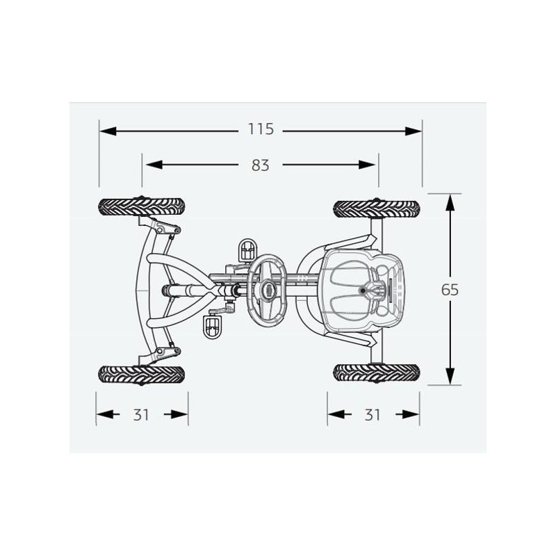 Cotxe de pedals BERG Buddy LUA