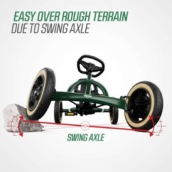 Carro a pedais BERG Buddy Retro Green