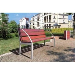 Banco de madera tropical SILAOS