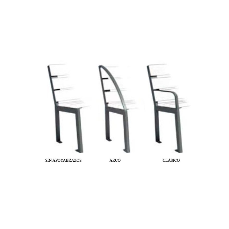 Banco de madera tropical SILAOS