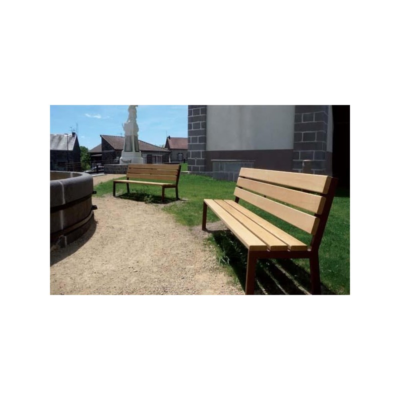 Banco de madera tropical SILAOS