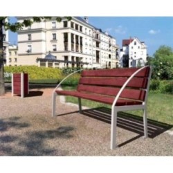 Banco de madera tropical SILAOS