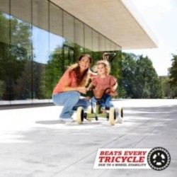 Coche de pedales evolutivo BERG Buzzy Retro 2 en 1 Verde