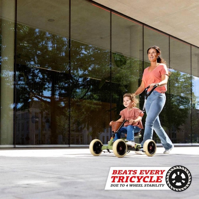 Coche de pedales evolutivo BERG Buzzy Retro 2 en 1 Verde