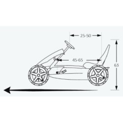 Coche de pedales Ford Mustang GT