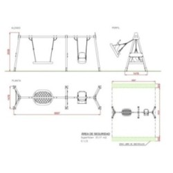 Baloiço BABILONIA ninho + Assento Inclusivo