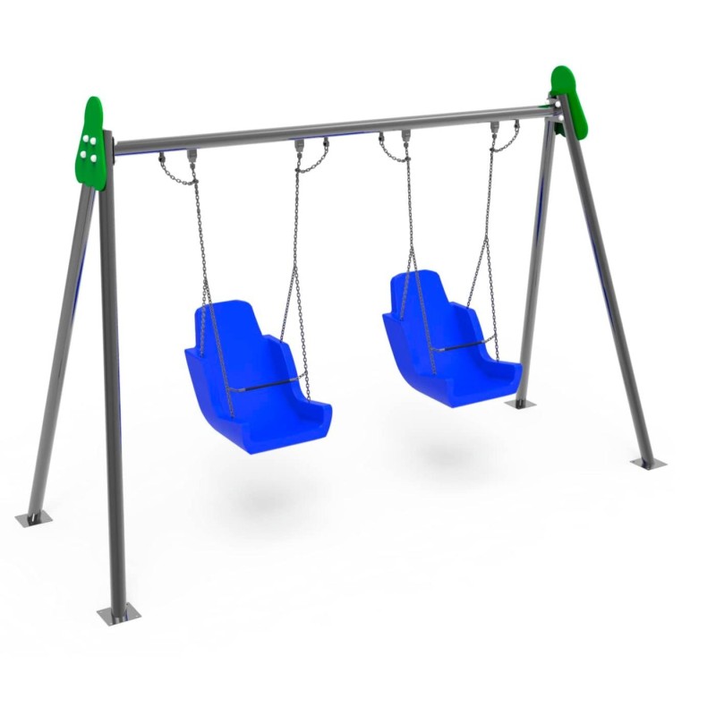 Baloiço Bilugar Inox Inclusivo