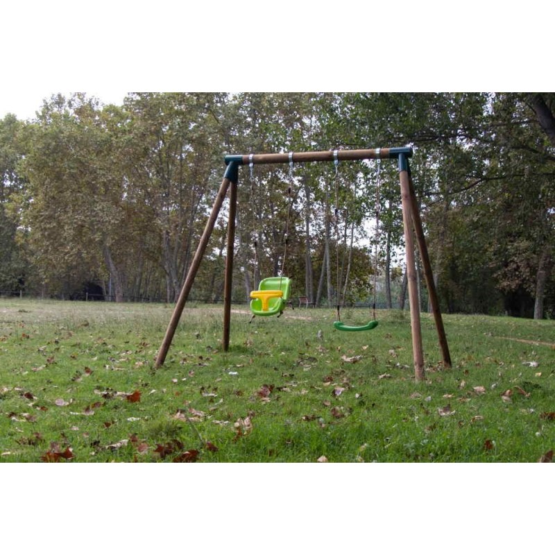 Columpio doble Masgames KIBO XL + asiento bebé