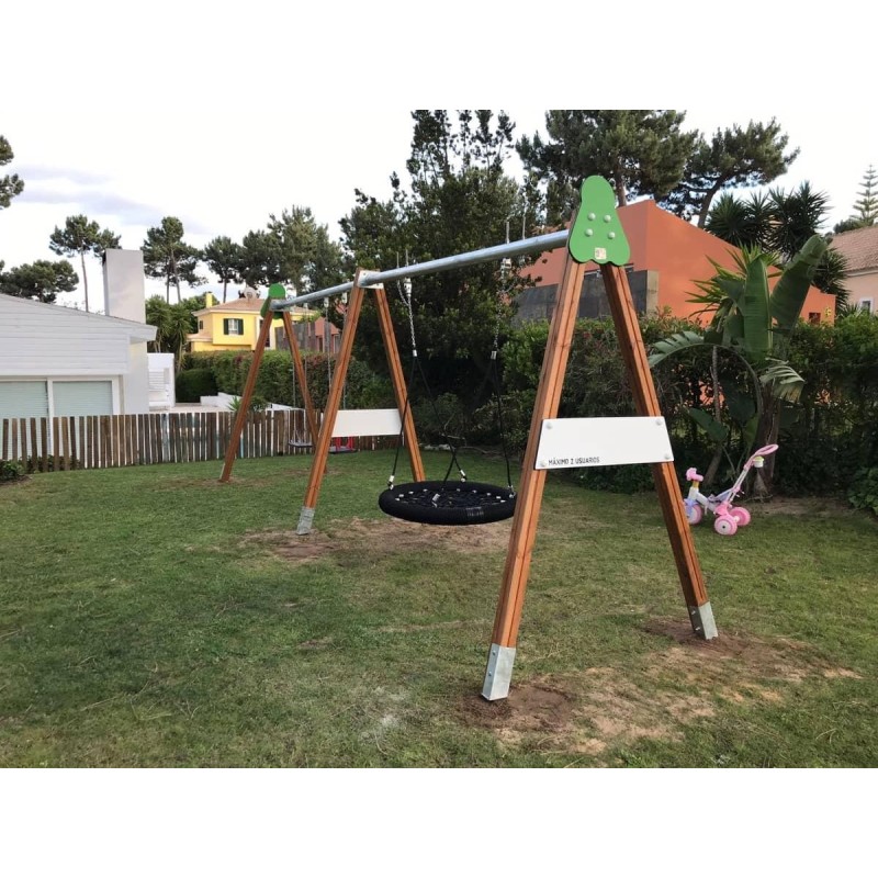 Columpio PERSÉPOLIS doble + asiento nido