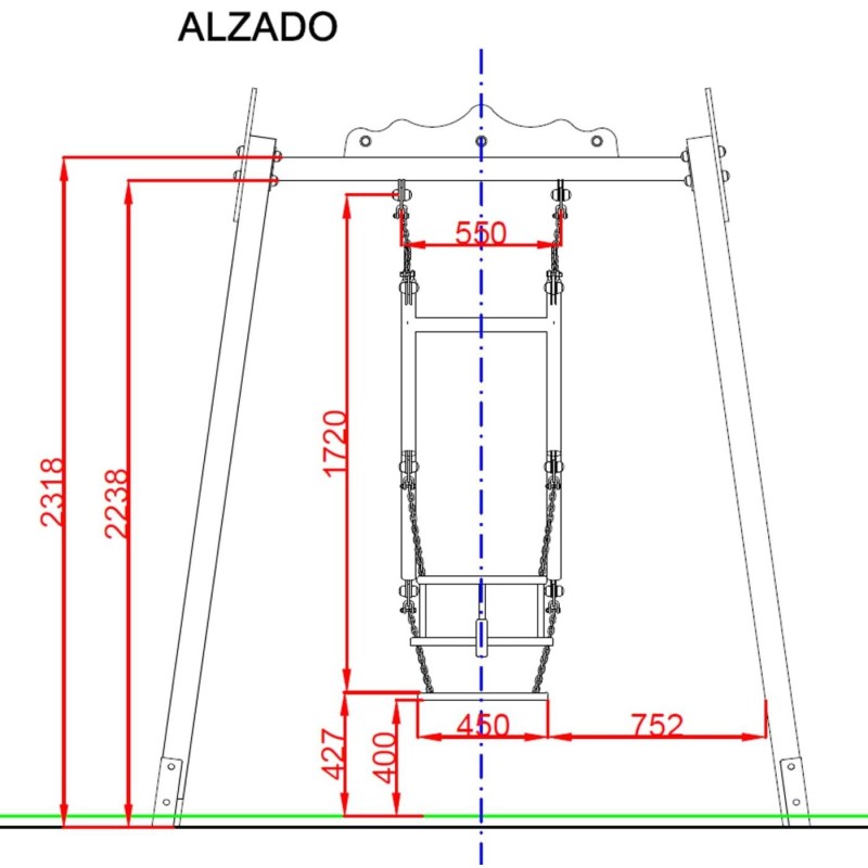 Gronxador Duo CHAXI pla + bebè