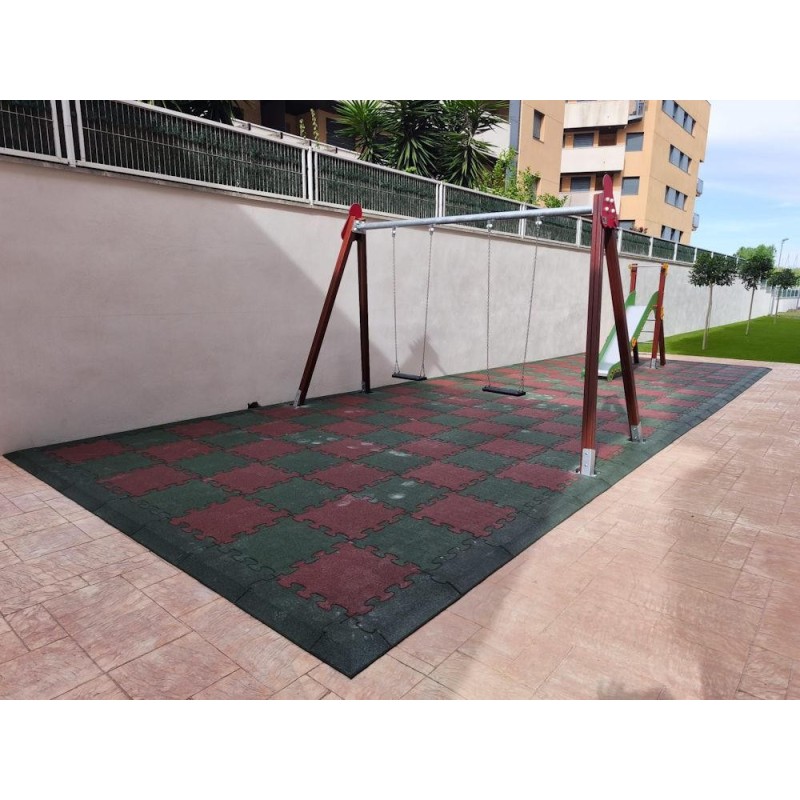 Baloiço bilugar assentos planos