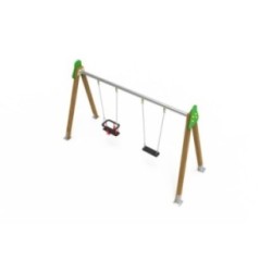 Columpio biplaza asientos mixtos