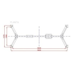 Columpio biplaza asientos mixtos