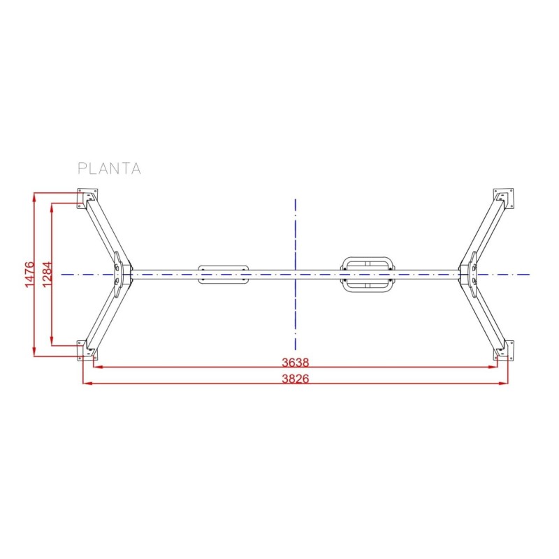 Columpio biplaza asientos mixtos