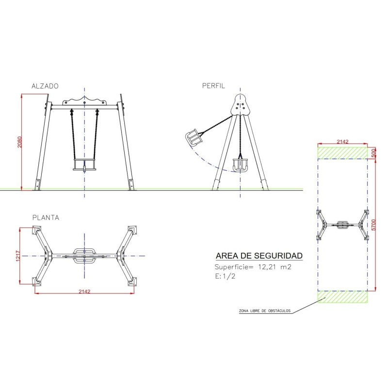 Gronxador monoplaça seient bebè