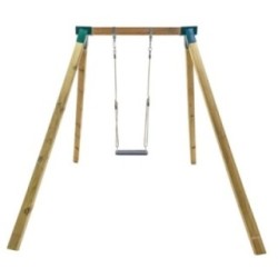 Columpio individual madera cuadrada MASGAMES KARAI DELUXE ADULTOS