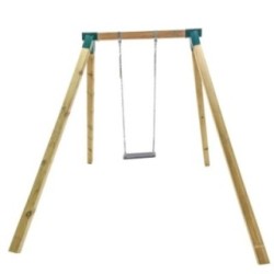 Columpio individual madera cuadrada MASGAMES KARAI DELUXE ADULTOS