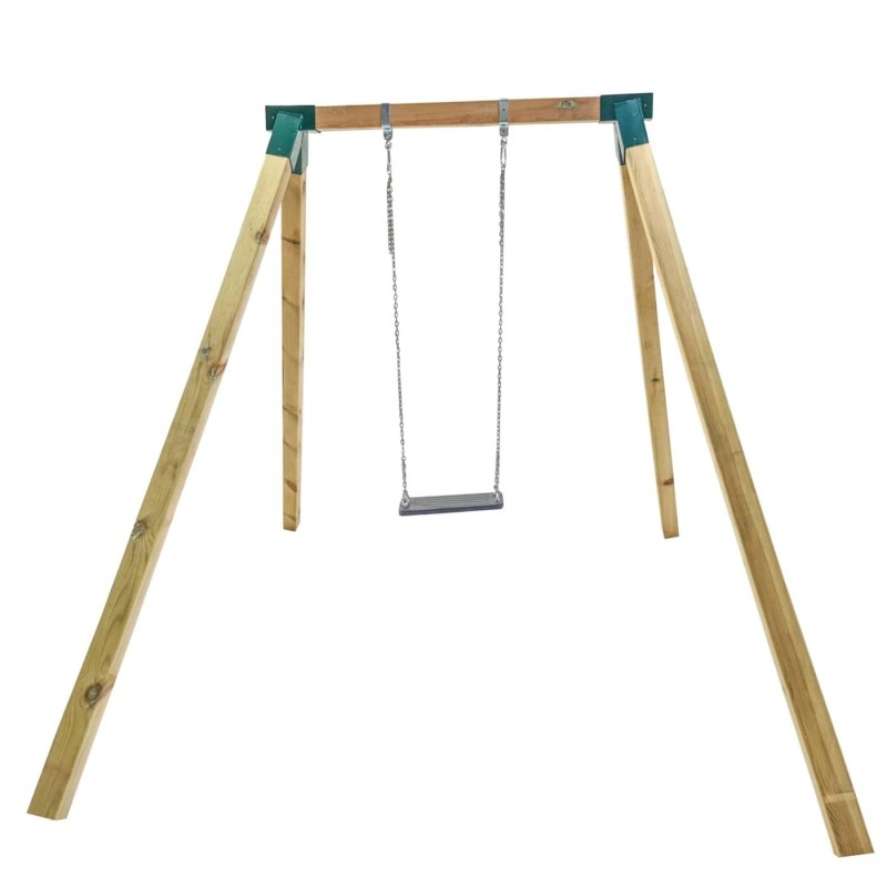 Columpio individual madera cuadrada MASGAMES KARAI DELUXE ADULTOS