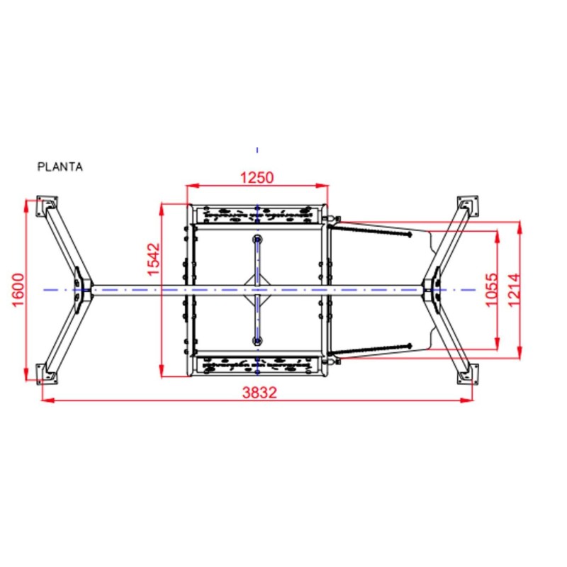 Columpio INOX Inclusivo para SILLA DE RUEDAS